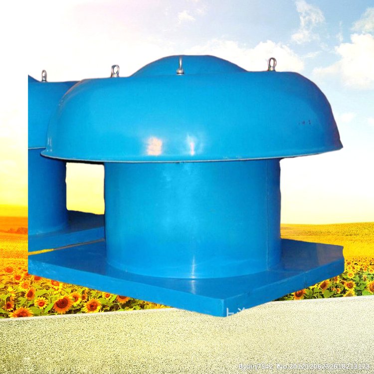 新款BWT-I-6# 0.75KW玻璃鋼屋頂風機 低噪聲防爆軸流式通風機