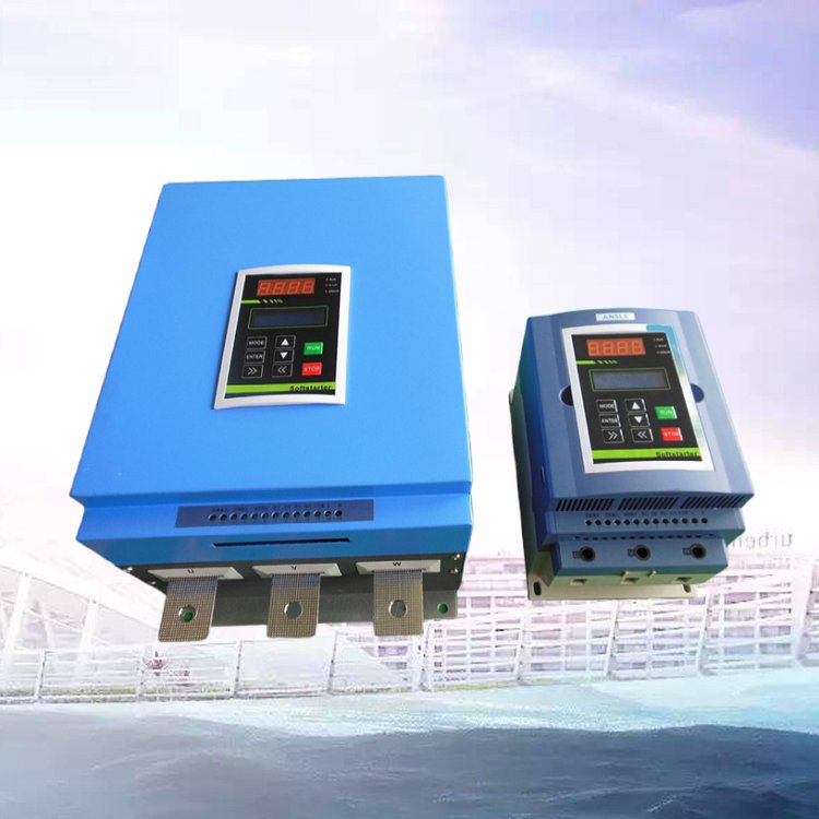 內(nèi)置旁路軟啟動器75KW/380V星三角降壓啟動柜三相電機(jī)軟起動控制