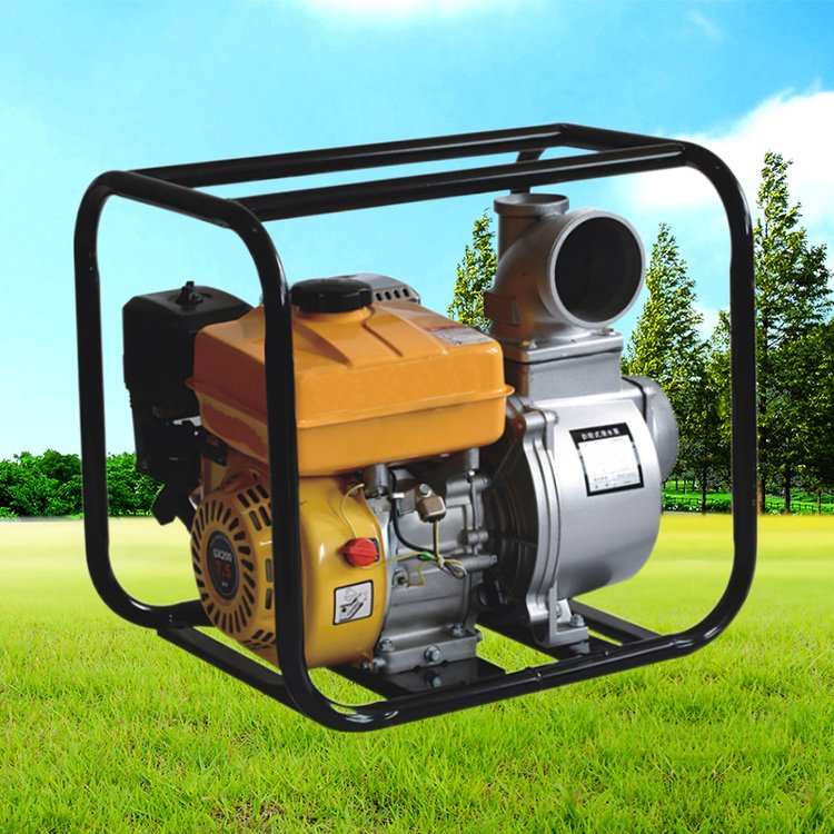 3寸農用汽油機水泵 大流量自吸泵魚塘抽水機4沖程灌溉