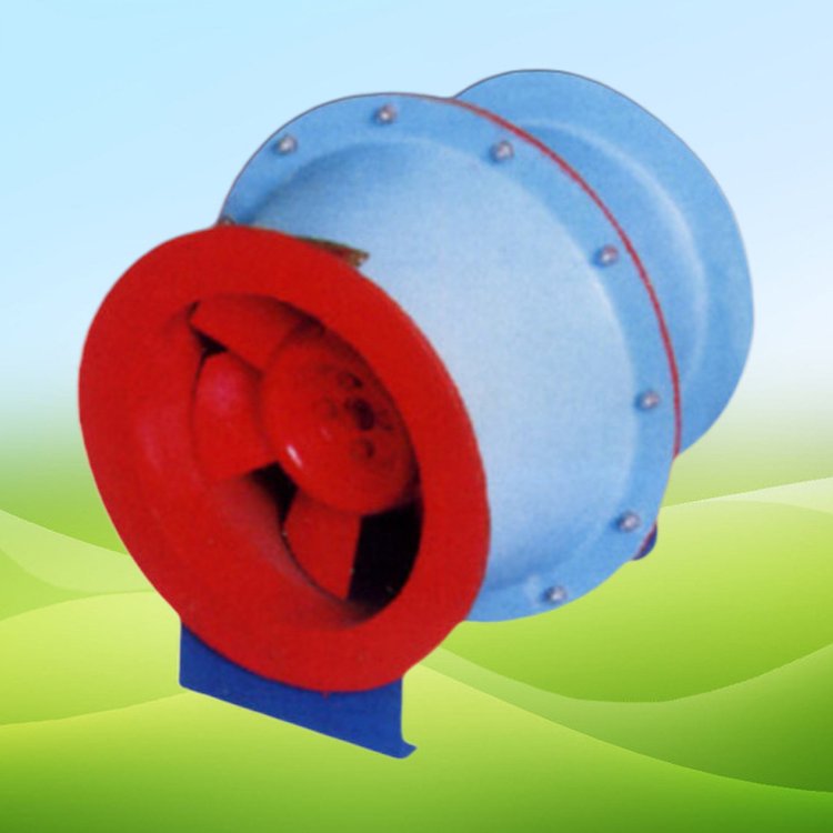 低噪聲斜流管道式軸流風機SJG-6F混流通風機鼓式抽風機大肚子排風