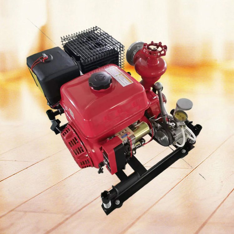 手抬機動消防水泵高壓高揚程汽柴油船用移動式應急抽水2.5寸