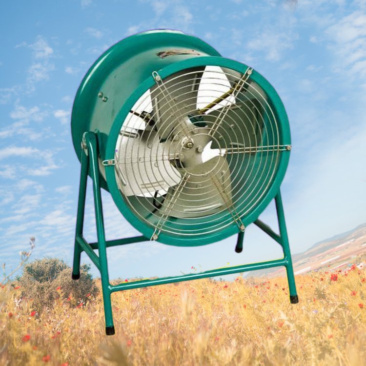 玻璃鋼防腐防爆軸流風機FBT35-11-7.1#軸流式通風機1.5KW